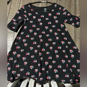 Old Navy Black Floral Kids Dress